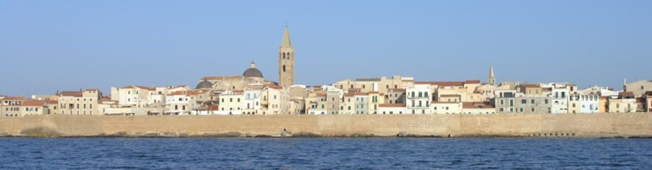 Alghero old town by the sea